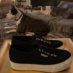 SUPERGA Lace Up 2750 COTU classic sneakers. Worn once, wrong size!